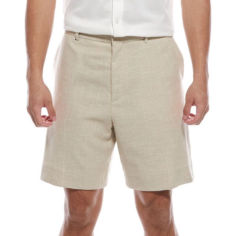 Hugo Boss Mens  Peter Wool-Blend Short, Brown